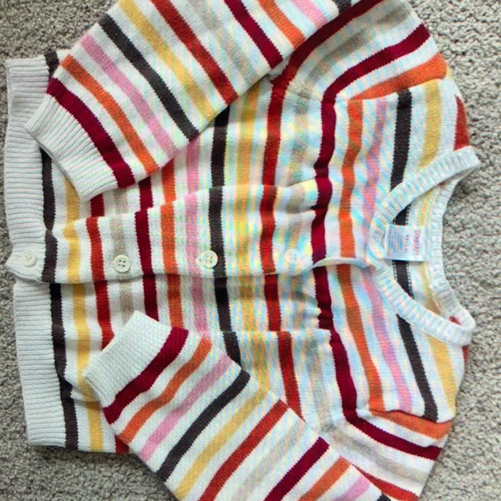 Gymboree Multi stripe cardigan Girls